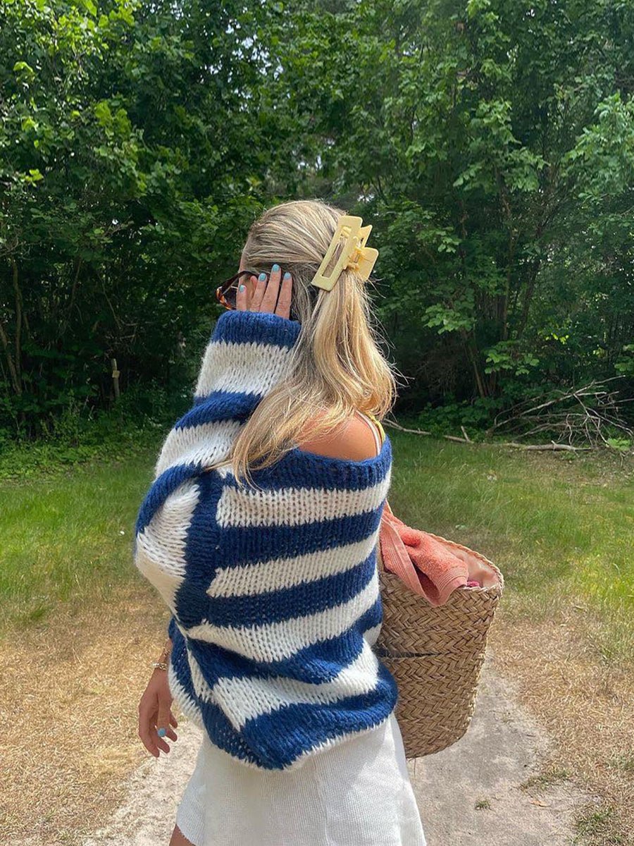 Jaida Loose Striped Pullover SweaterOtherCelidiorCelidiorCJMY211857801AZ