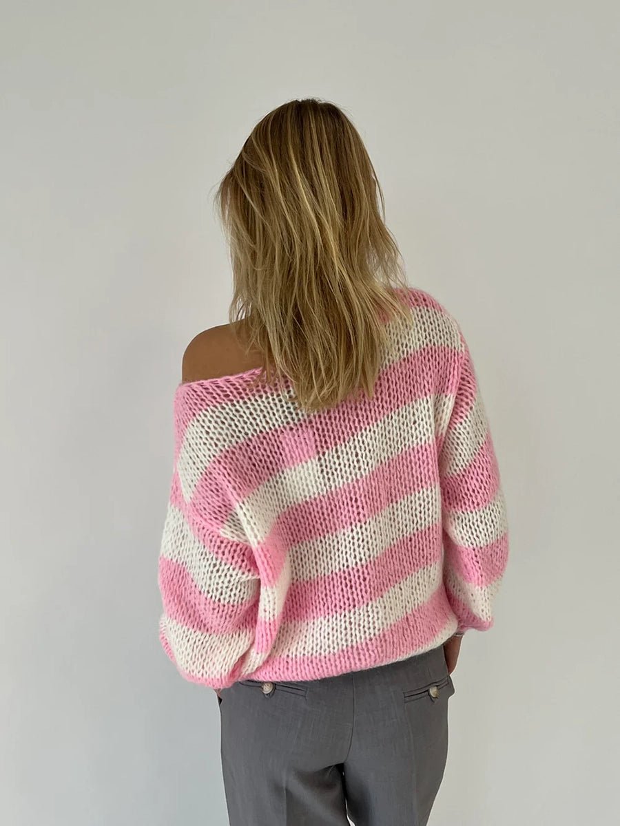 Jaida Loose Striped Pullover SweaterOtherCelidiorCelidiorCJMY211857810JQ