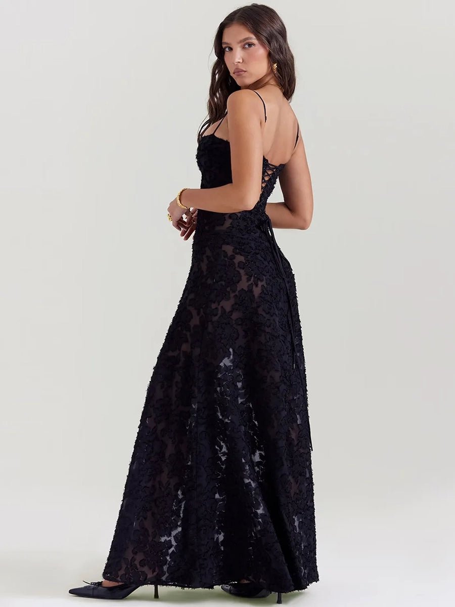 Kaylei Sexy Flowers Lace Maxi DressdressesCelidiorCelidiorCJLY176825617QJnull