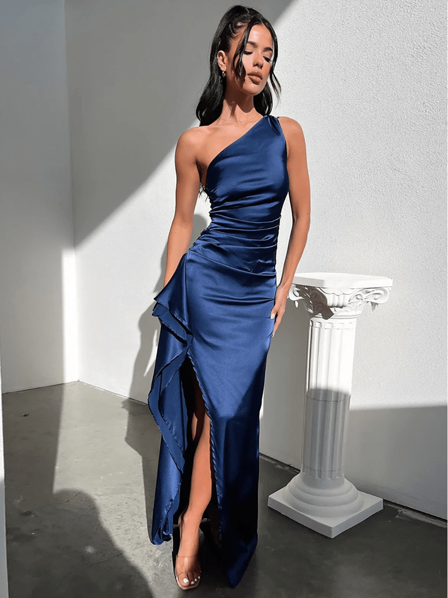 Manny One Shoulder Satin Maxi DressOtherCelidiorCelidiorCJLY201419301AZ