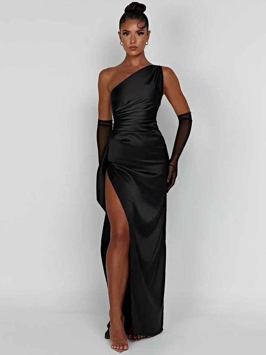 Manny One Shoulder Satin Maxi DressOtherCelidiorCelidiorCJLY201419309IR