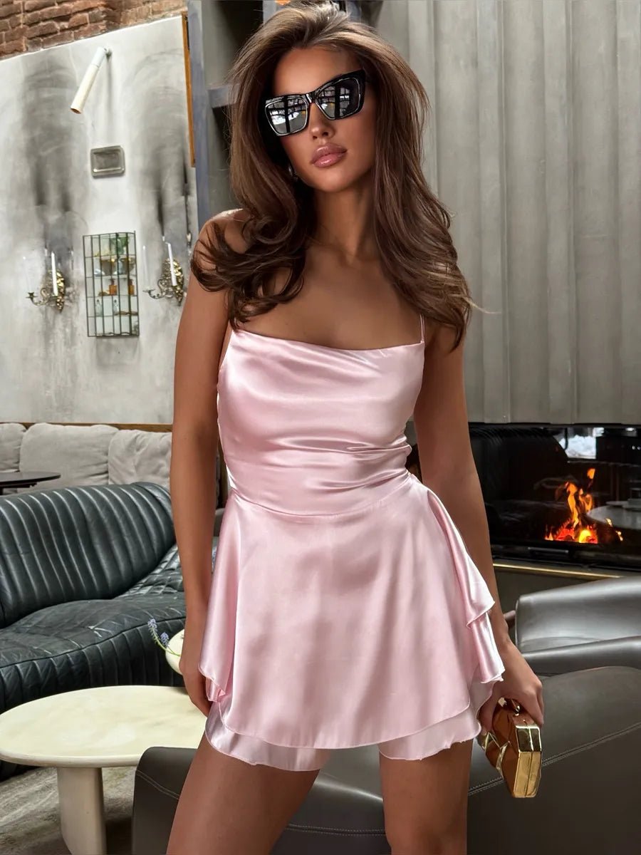 Sadao Lace Up A-Line Short DressOtherCelidiorCelidior