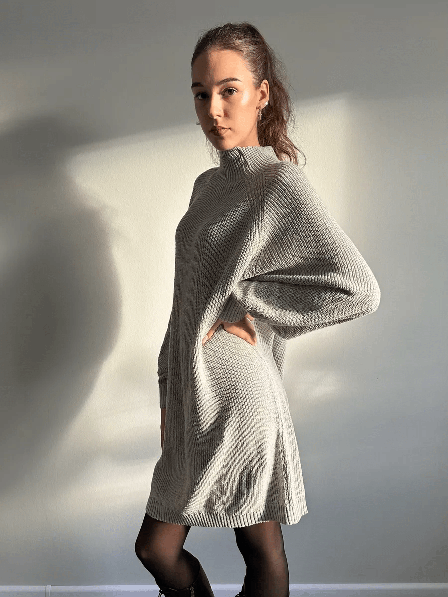 Tala Sweater DressdressesCelidiorCelidiorCJNSSYMY00527-Apricot-S