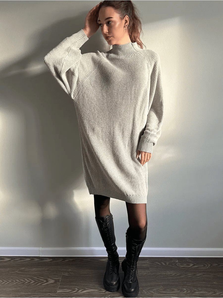 Tala Sweater DressdressesCelidiorCelidiorCJNSSYMY00527-Apricot-S