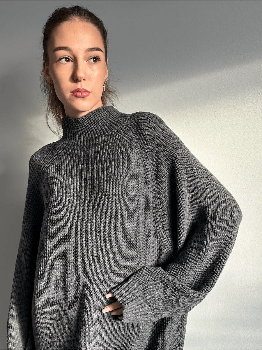Tala Sweater DressdressesCelidiorCelidiorCJNSSYMY00527-Dark grey-S