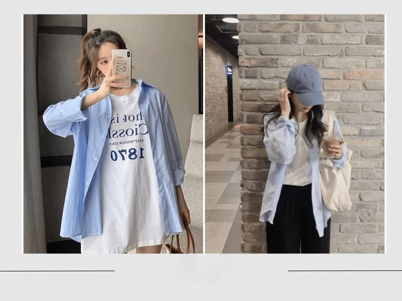 10+ tips for combining shirts with women's t-shirts to look more stylish for girls with personality - Celidior
