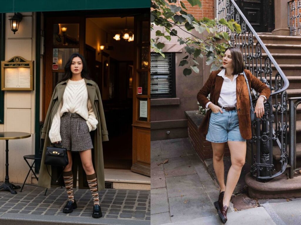 10+ Ways to Style Women's Shorts in Winter: Warm and Stylish - Celidior