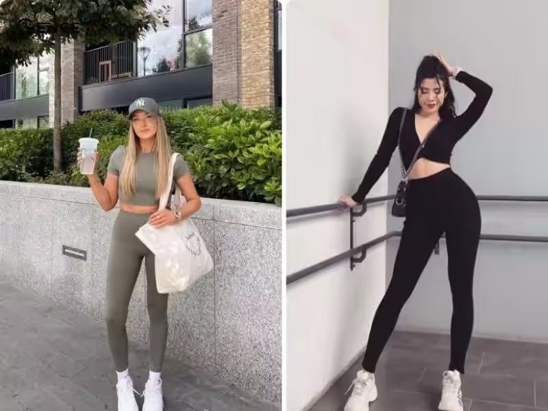 11+ ways to coordinate clothes with dynamic and individual women's sports shoes - Celidior