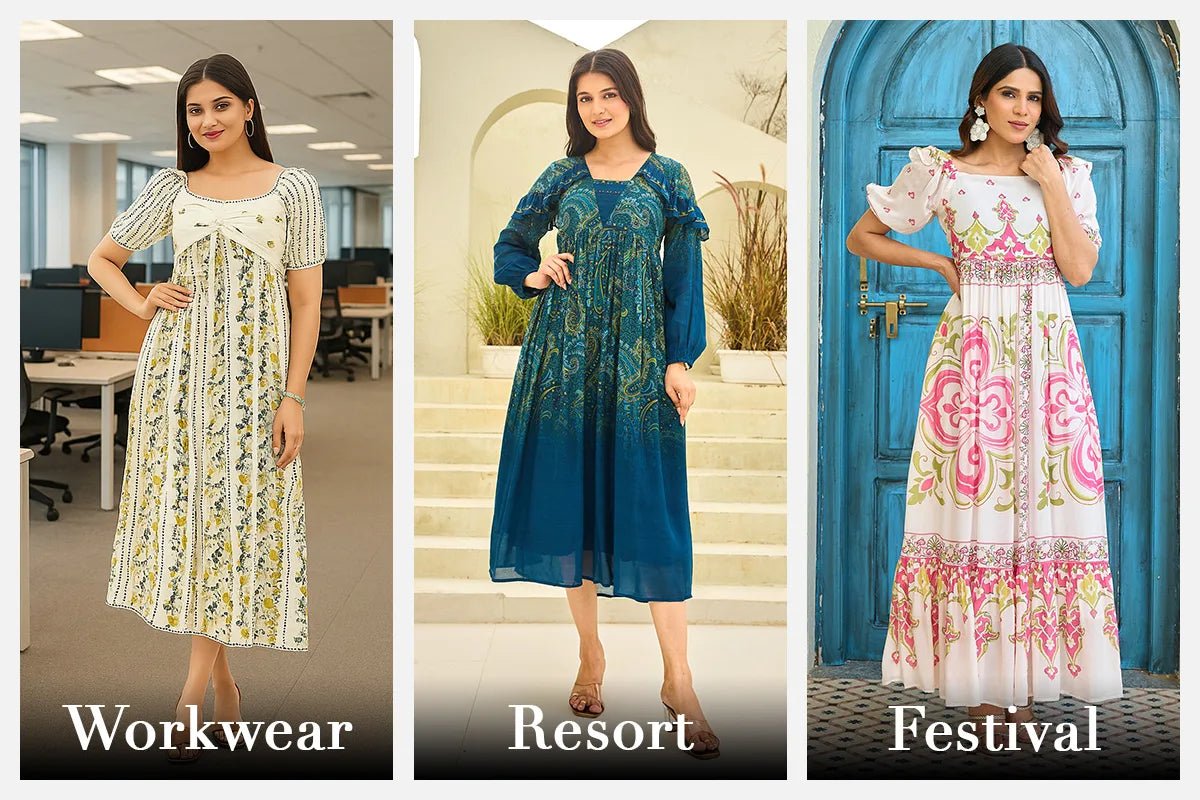 Floral dresses are always a hot trend in the summer: 4 styles that help women look beautiful in any situation - Celidior