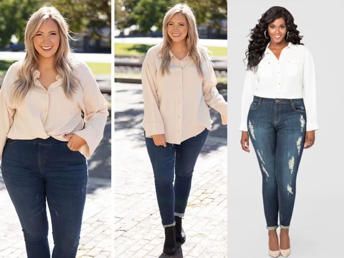 How to match shirts for fat women: Hide flaws, flatter the figure perfectly - Celidior