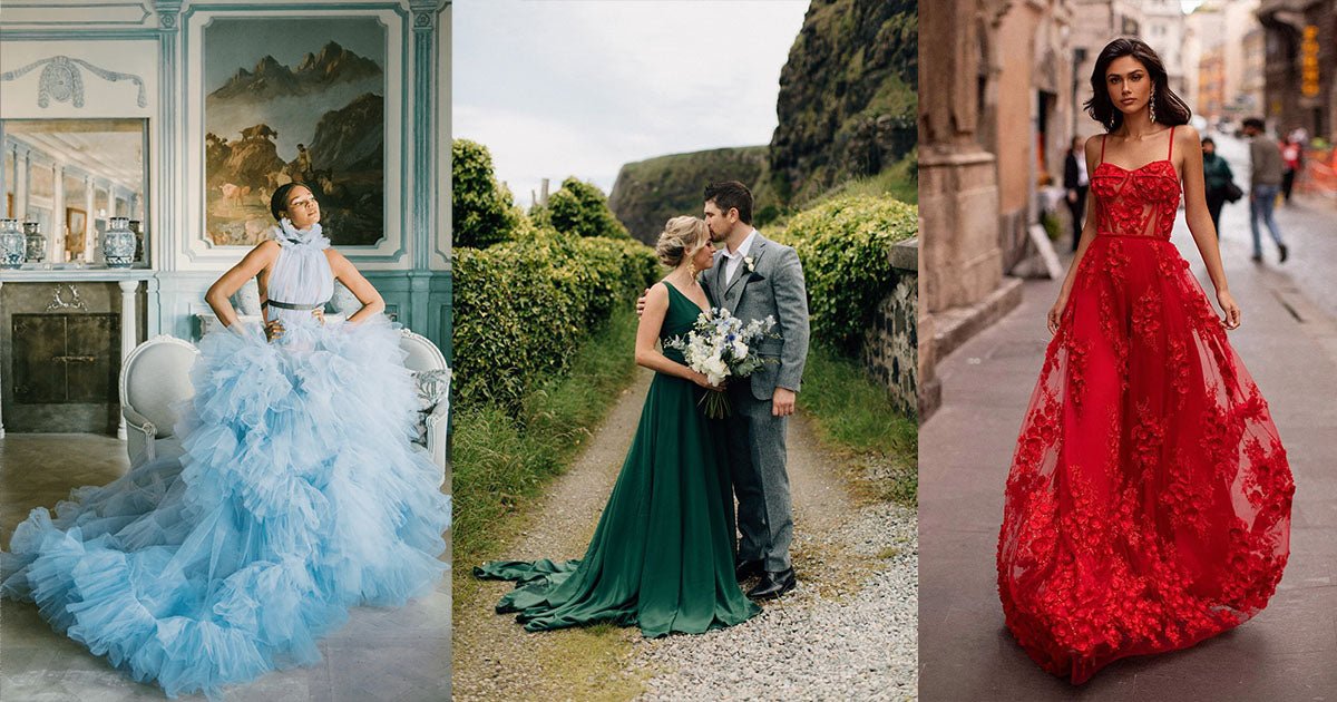 Tips for choosing the perfect and elegant wedding dress color. - Celidior