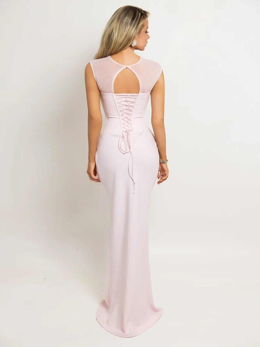 Ambalina Mermaid Evening Maxi Dress