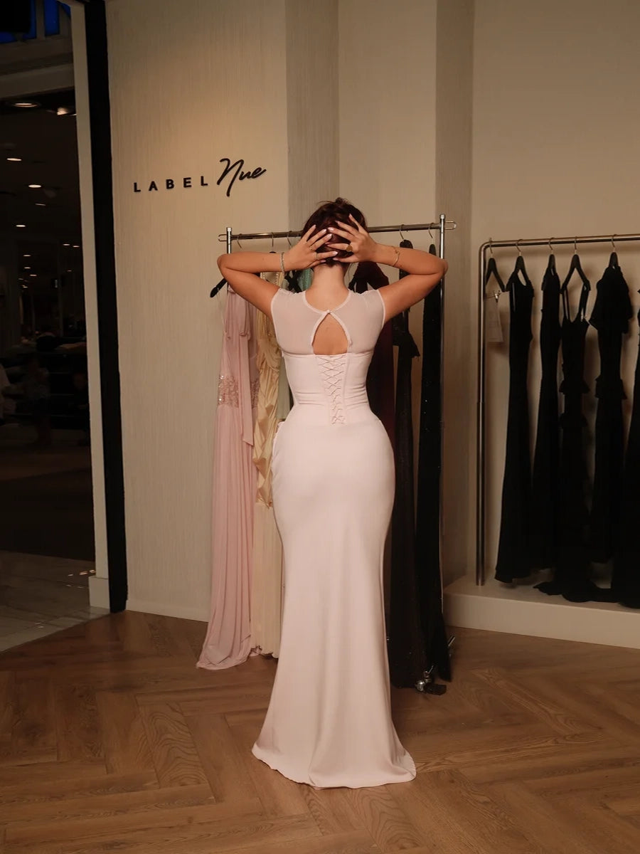 Ambalina Mermaid Evening Maxi Dress