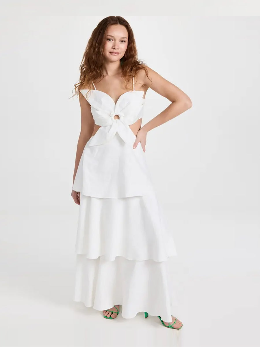 Antaram Layered Midriff Baring Sexy Dress