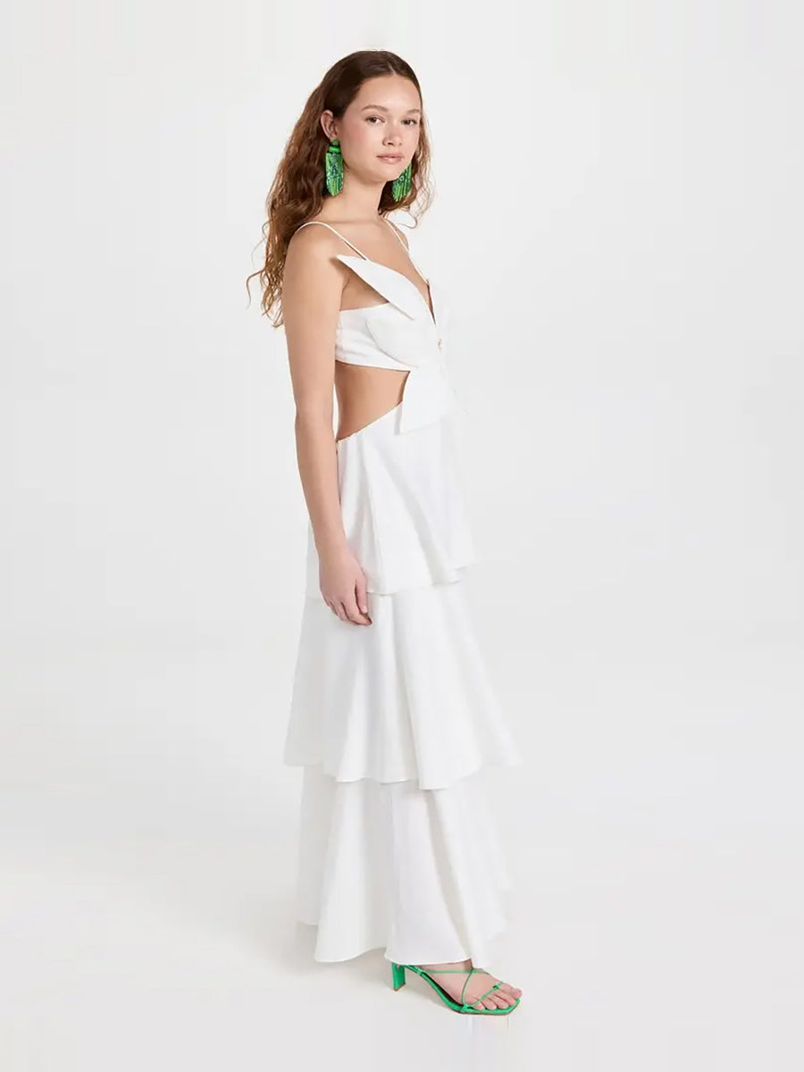 Antaram Layered Midriff Baring Sexy Dress