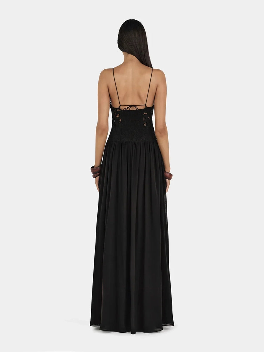 Aphia Fashionable Floral Slim Fit Party Dress