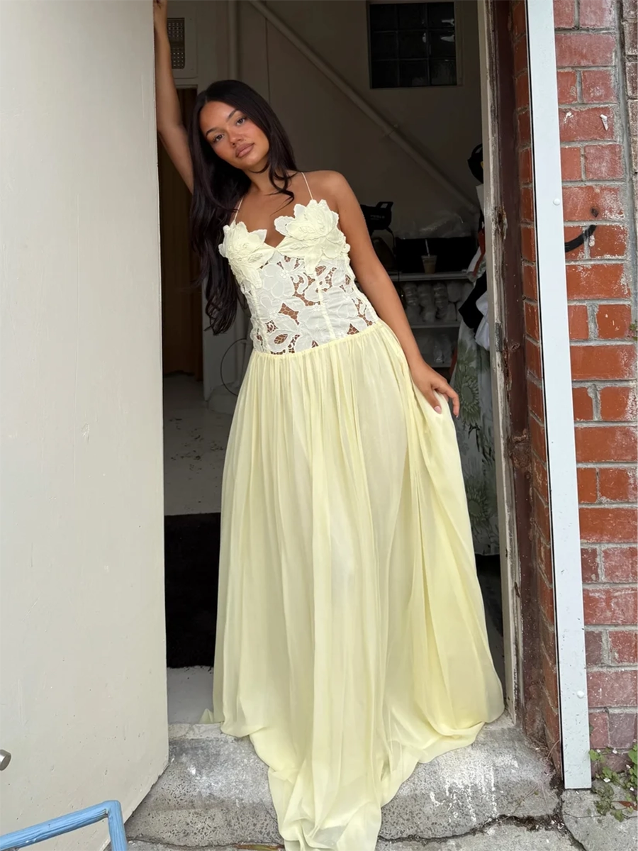 Aphia Fashionable Floral Slim Fit Party Dress