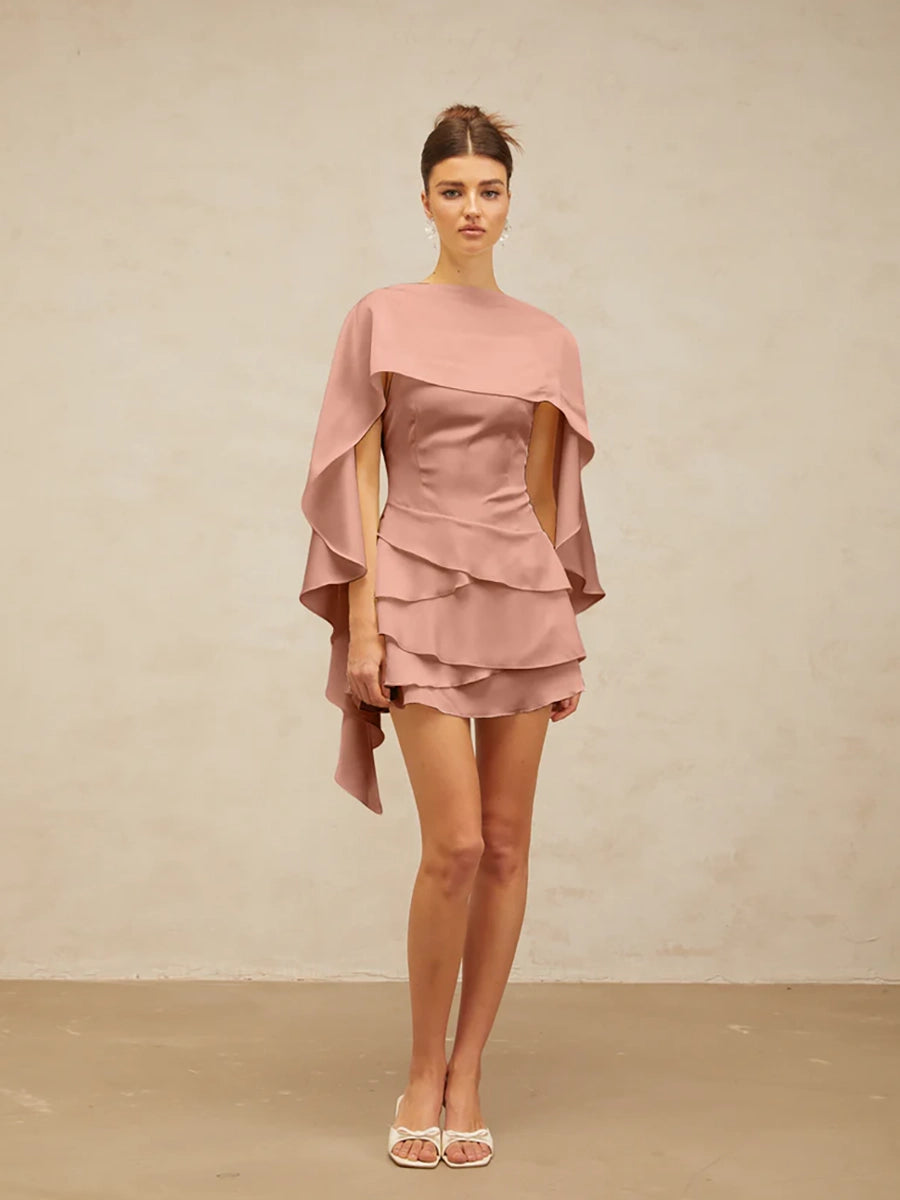 Aryln Backless Lace Up Camisole Dress