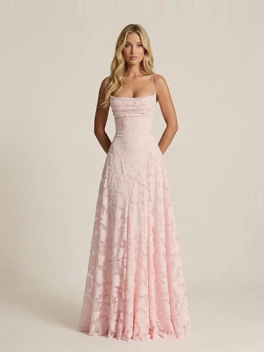 Blaise Sling Backless Lace Up Dress