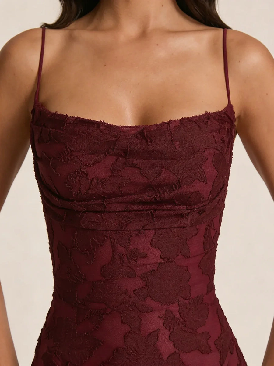 Blaise Sling Backless Lace Up Dress