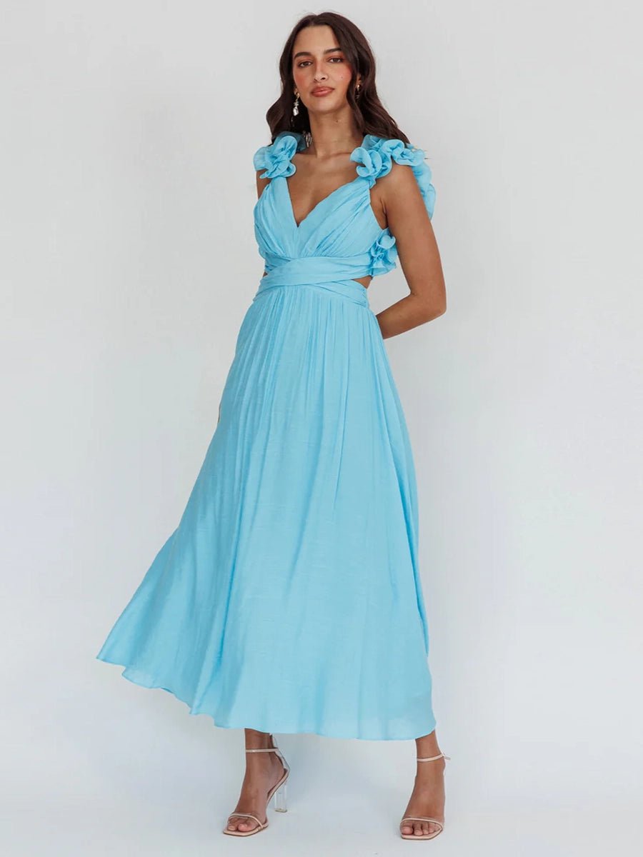 Abella Casual Backless Cross Strap Dressmidi dressCelidiorCelidiorCJLY287571213MNnull