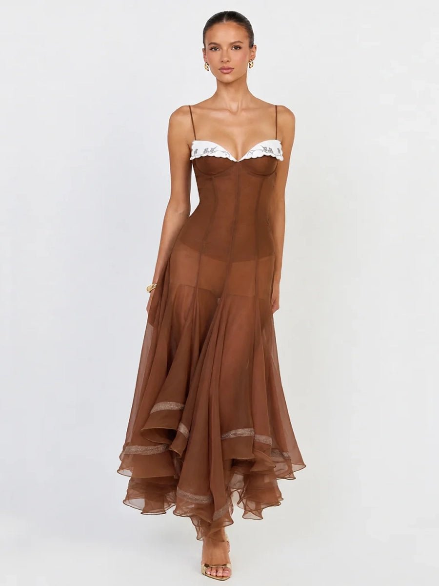 Adesi Elegant Asymmetrical Wave Hem Midi Dressmidi dressCelidiorCelidiorCJLY304624405EGnull