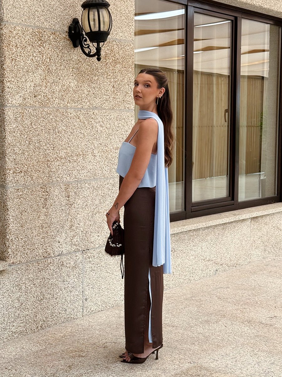 Adiva Loose-Fitting Casual Ribbons Strap Maxi Dressmaxi dressCelidiorCelidiorCJLY299584307GTnull