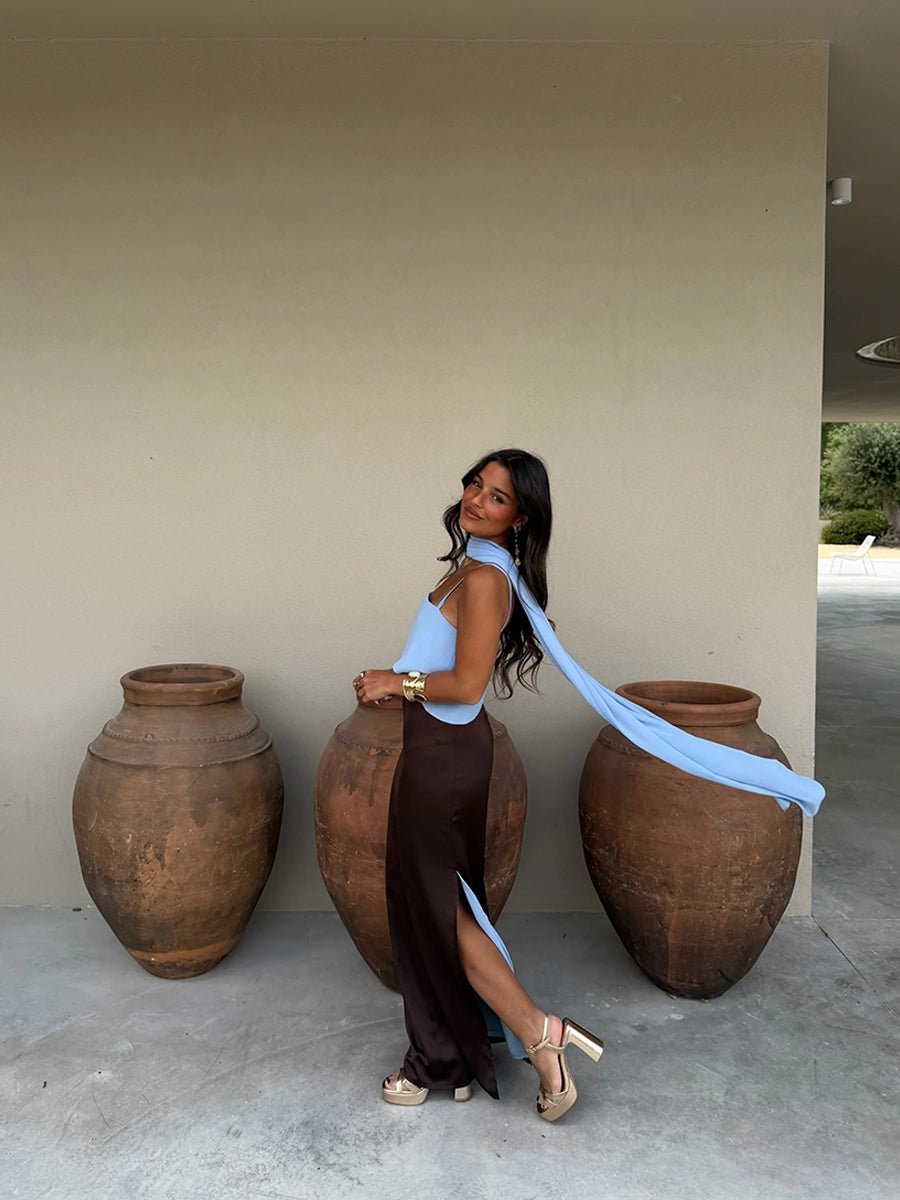 Adiva Loose-Fitting Casual Ribbons Strap Maxi Dressmaxi dressCelidiorCelidiorCJLY299584307GTnull