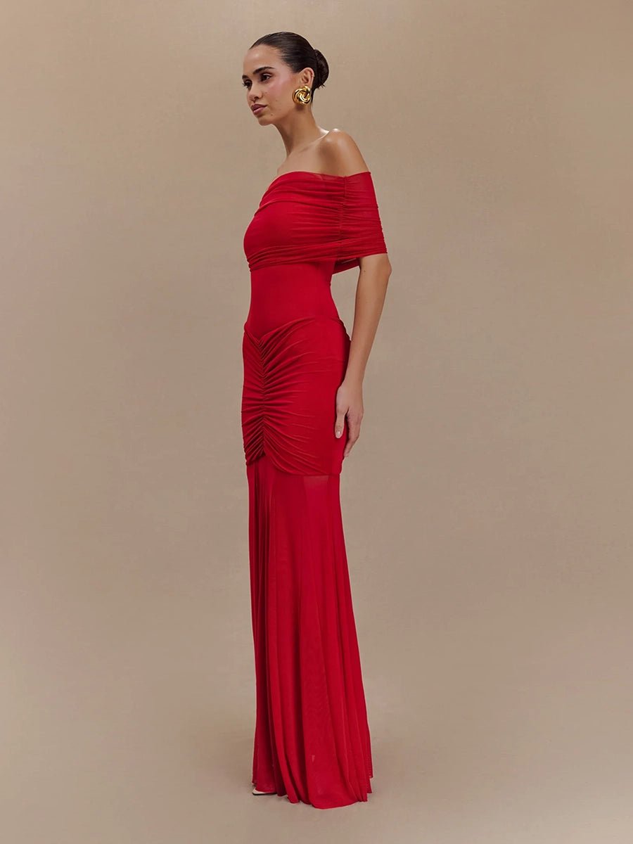 Adley Slim Fit French Style Patchwork Dressmaxi dressCelidiorCelidiorCJLY297155801AZ