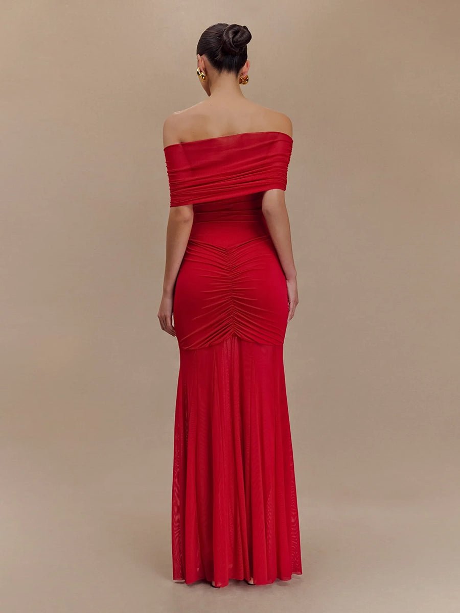 Adley Slim Fit French Style Patchwork Dressmaxi dressCelidiorCelidiorCJLY297155801AZ