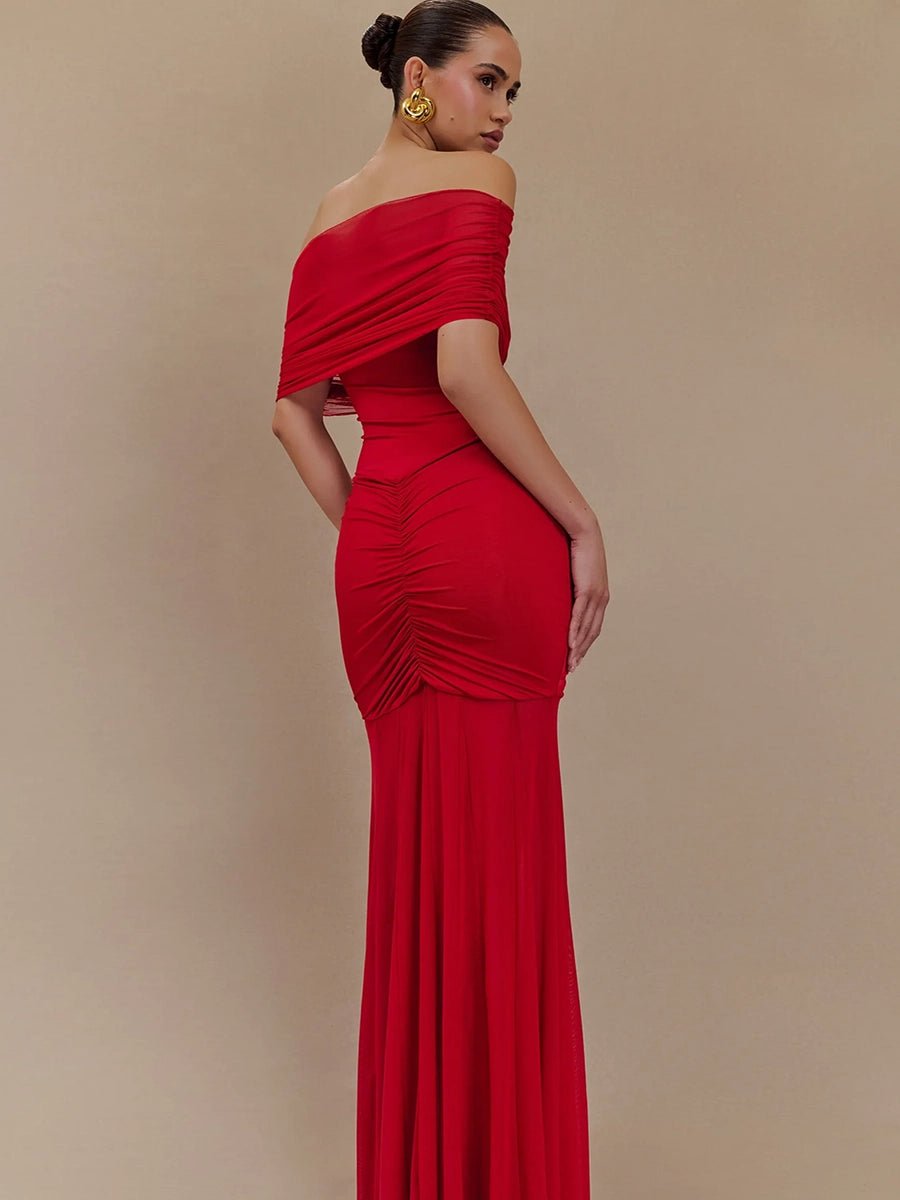 Adley Slim Fit French Style Patchwork Dressmaxi dressCelidiorCelidiorCJLY297155801AZ