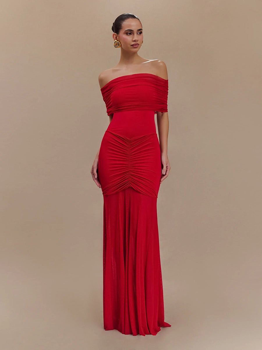 Adley Slim Fit French Style Patchwork Dressmaxi dressCelidiorCelidiorCJLY297155801AZ