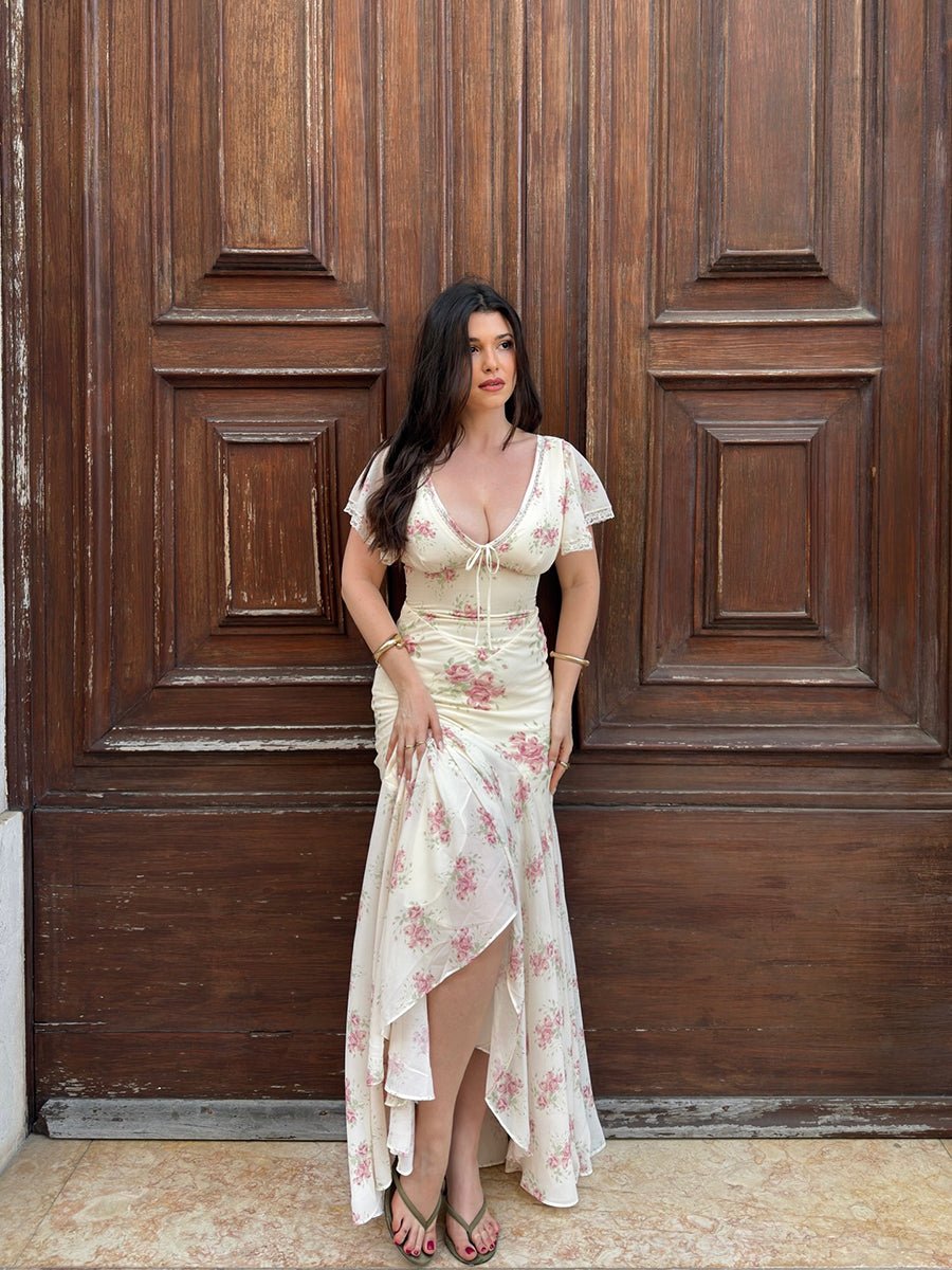 Aduere V-Neck Long Flowing Maxi Dressmaxi dressCelidiorCelidiorCJLY284770901AZ1