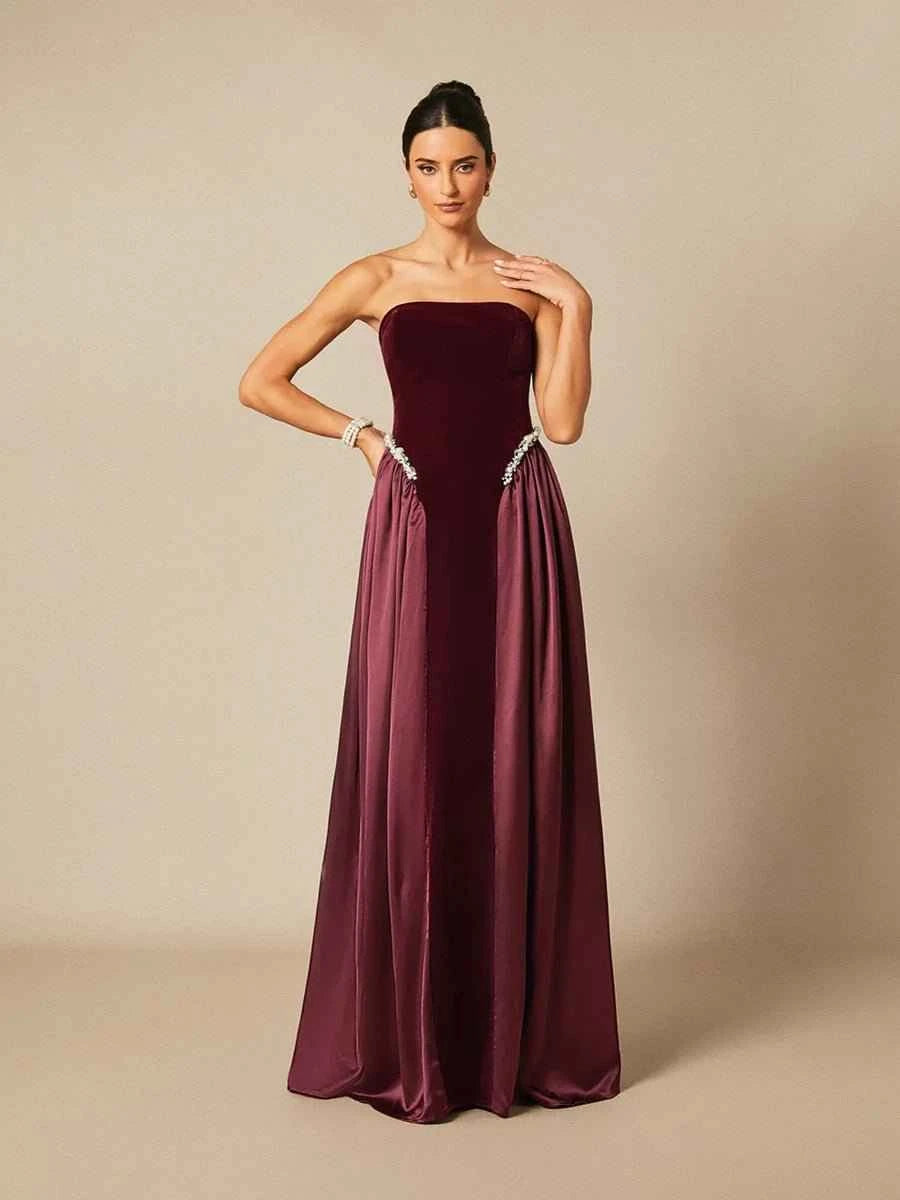 Agnes Strapless Maxi Dress For Women