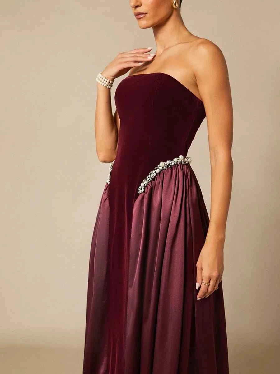 Agnes Strapless Maxi Dress For Women
