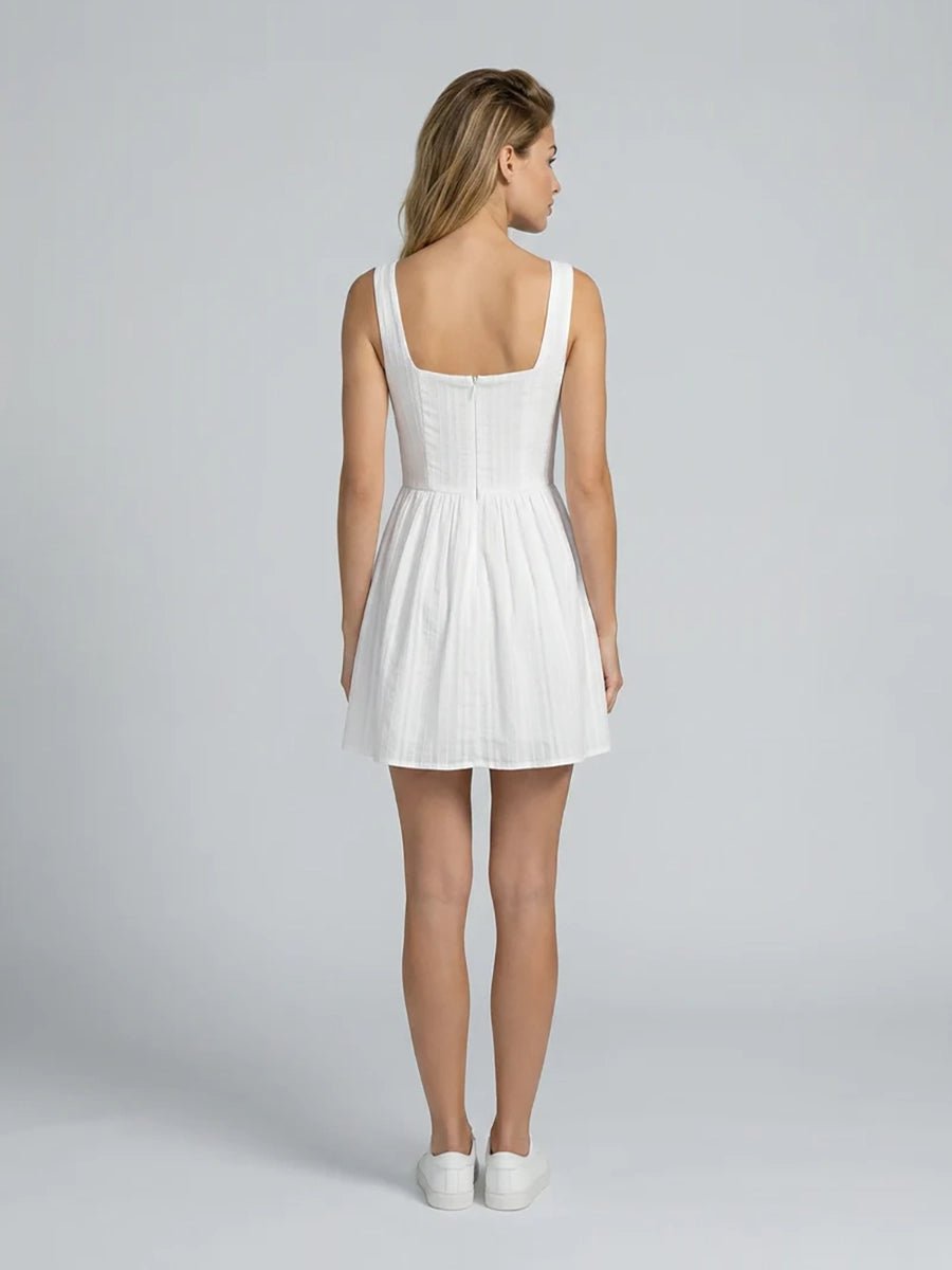 Ahina Square Collar Off Shoulder Sleeveless Dressmini dressCelidiorCelidiorCJLY205640001AZ