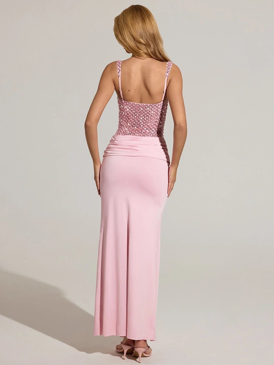 Amabel Sequin Embellished Strap Evening Dressmaxi dressCelidiorCelidiorCJLY300000601AZnull