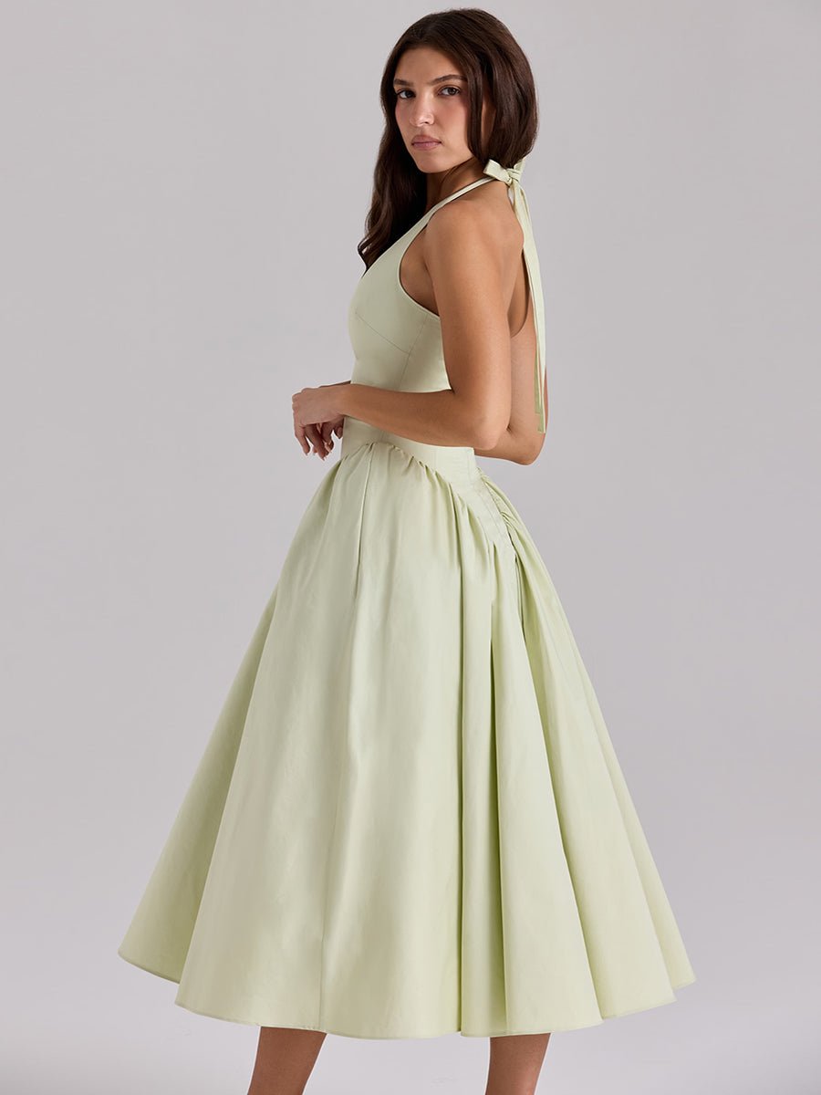 Ambali Evening Gown Halterneck Elegant Dressmidi dressCelidiorCelidiorCJLY283598707GTnull