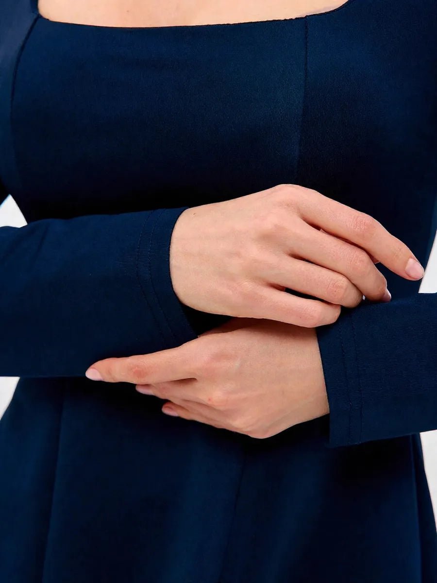 Andra Slim Fit Square Collar Long Sleeve Dressmini dressCelidiorCelidiorCJLY216322609IRnull