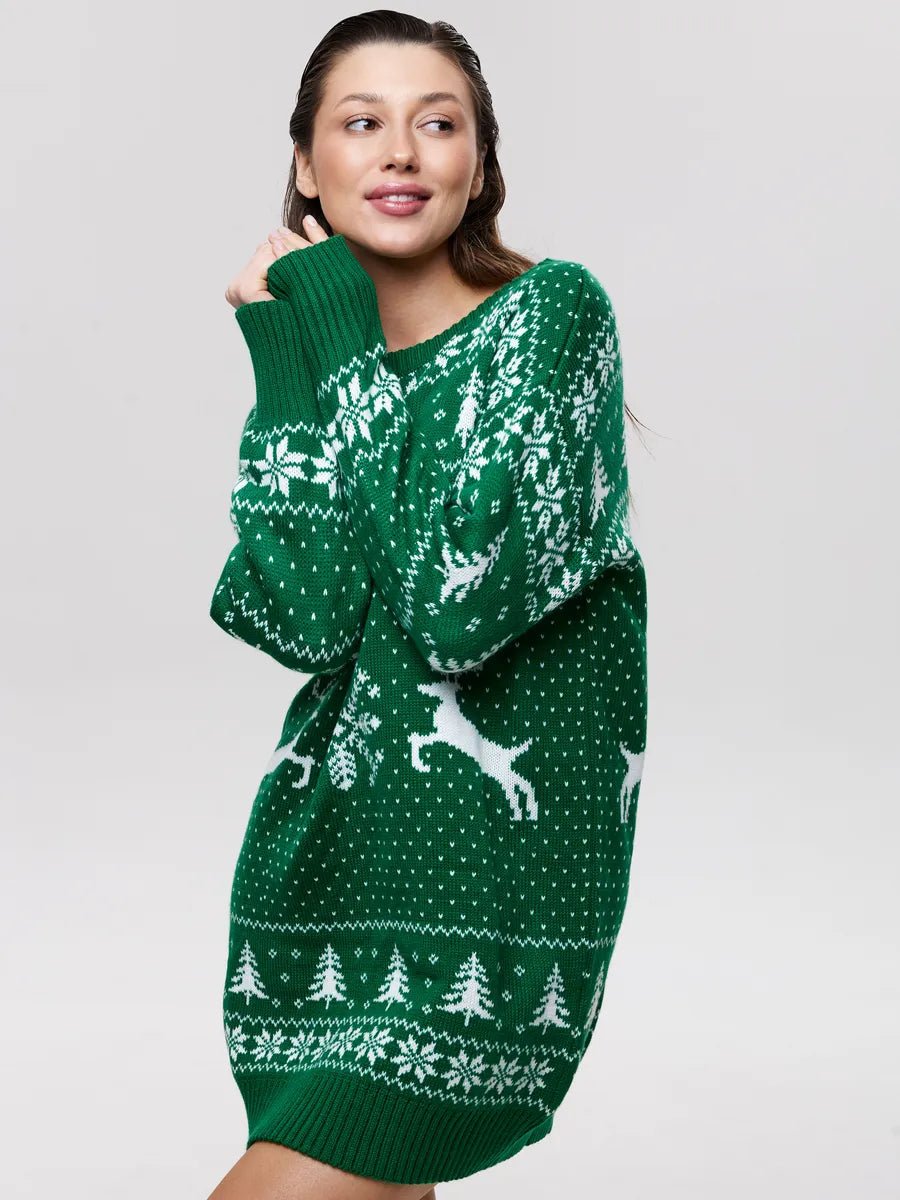 Anita Christmas Knit Long Sleeve DressOtherCelidiorCelidiorCJQZ131374001AZ