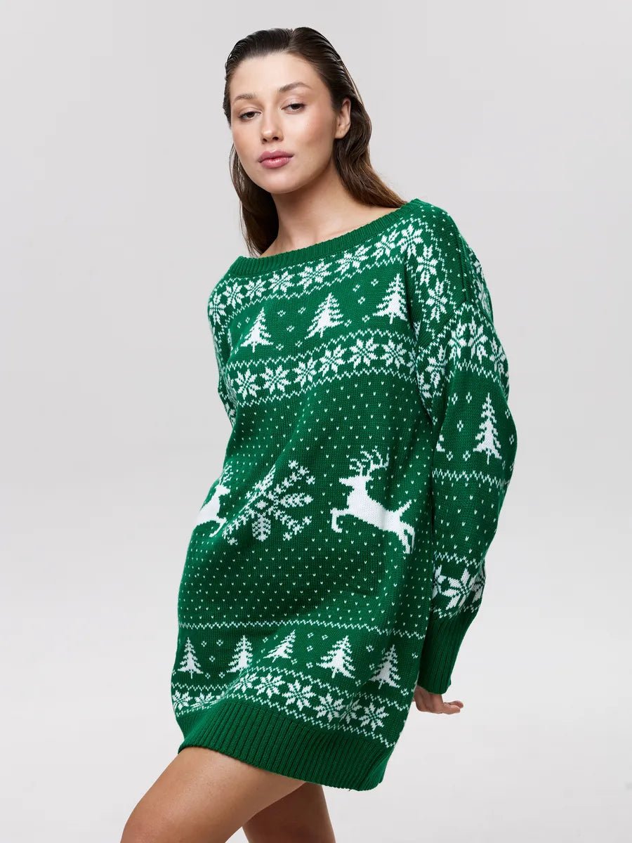 Anita Christmas Knit Long Sleeve DressOtherCelidiorCelidiorCJQZ131374001AZ