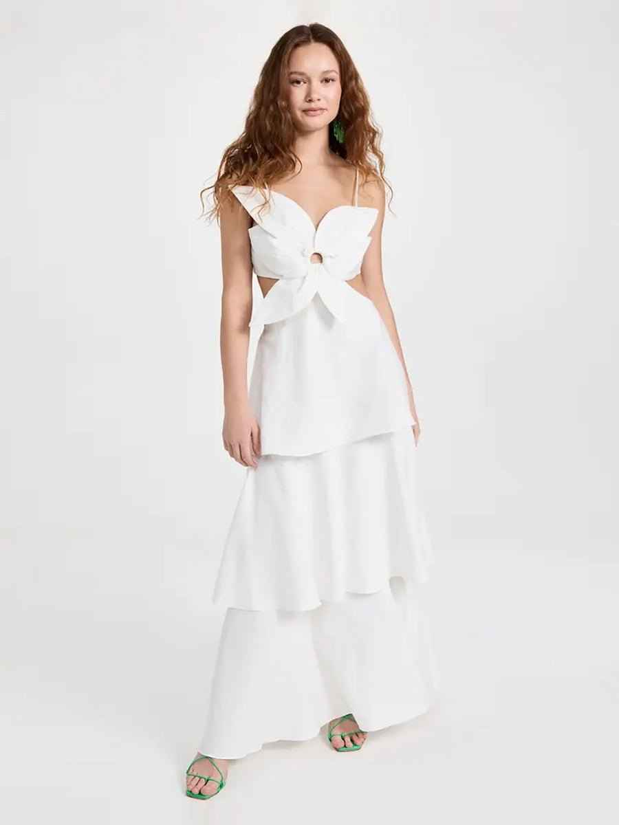 Antaram Layered Midriff Baring Sexy Dress