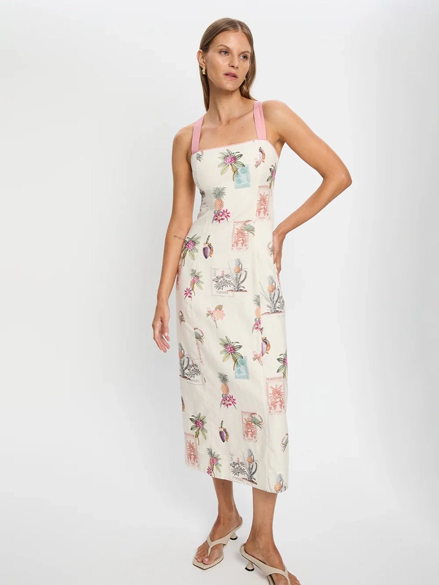Aretzi Elegant Linen Open Back Slip Dressmidi dressCelidiorCelidiorCJLY285084301AZnull
