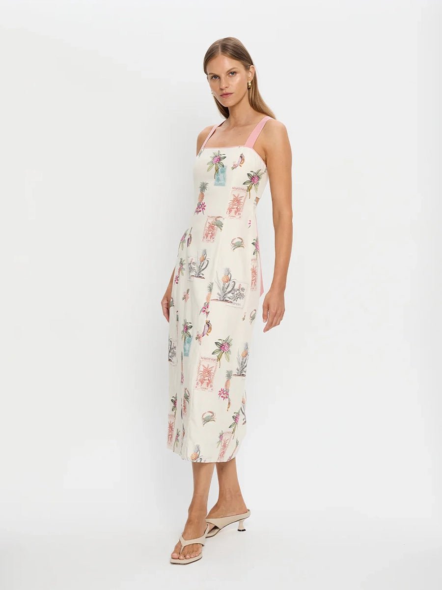 Aretzi Elegant Linen Open Back Slip Dressmidi dressCelidiorCelidiorCJLY285084301AZnull
