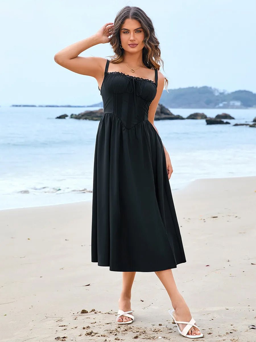 Ariadne Floral Midi Bohemian Tank DressApparel & Accessories > Clothing > Dresses > Midi DressesCelidiorCelidiorCJLY204644006FUnull