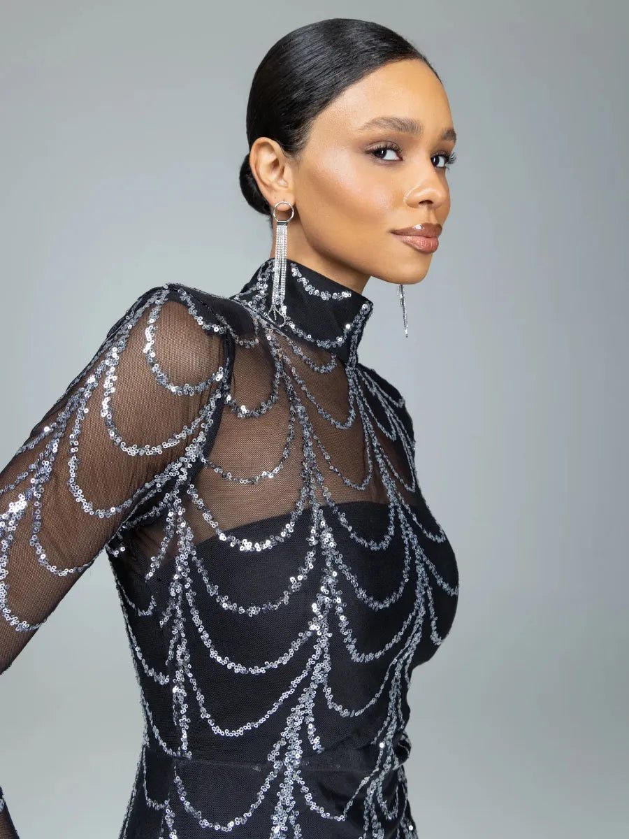 Arissa Sequins Long Sleeve Maxi DressApparel & Accessories > Clothing > Dresses > Maxi DressesCelidiorCelidiorCJWL154424701AZnull
