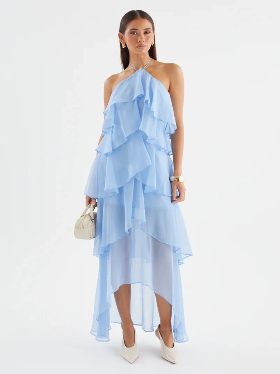 Arrah Off-Shoulder Chiffon Printed Dressmaxi dressCelidiorCelidiorCJLY281303817QJnull