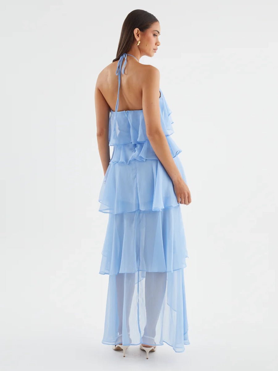 Arrah Off-Shoulder Chiffon Printed Dressmaxi dressCelidiorCelidiorCJLY281303817QJnull