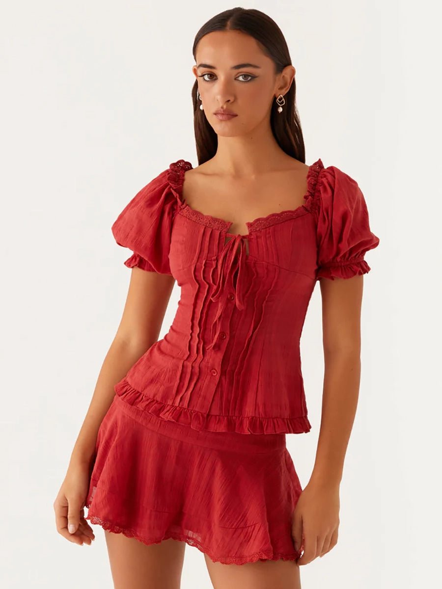 Asmus Woven Ruched Wrap Dressmini dressCelidiorCelidiorCJCS282195904DWnull