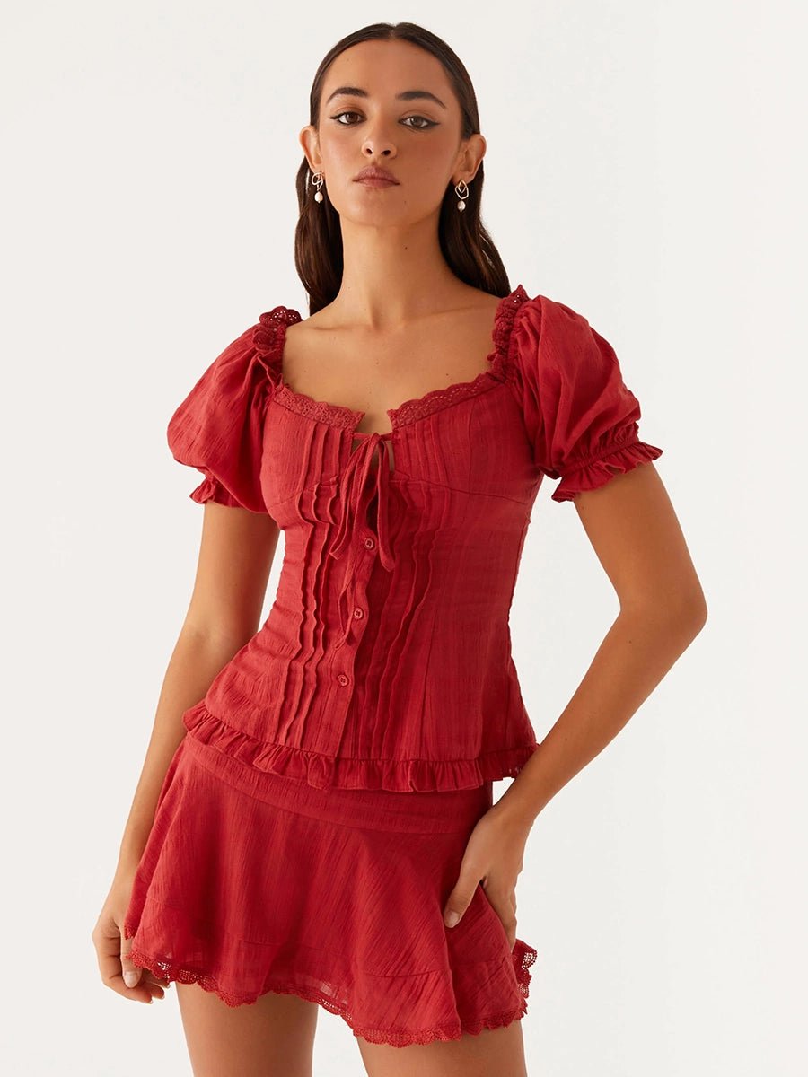 Asmus Woven Ruched Wrap Dressmini dressCelidiorCelidiorCJCS282195904DWnull